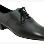 Manhatten – Black Leather 1.5 Inch Cuban Heel